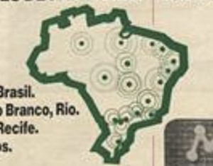 Mapa da cobertura em 1984