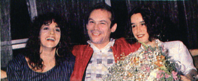 Novelas da Rede Manchete - Imagem Gloria Perez, José Wilker e Lucelia Santos