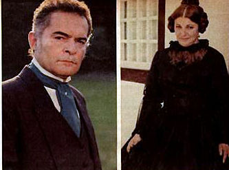 Helena da Rede Manchete - 2 Othon Bastos e Yara Amaral, na novela Helena da TV Manchete