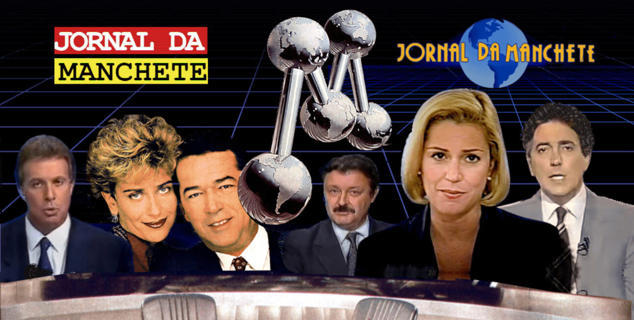 Paulo Stein da Rede Manchete - Imagem 7 Jornal da Manchete - Âncoras: Ronaldo Rosas, Leila Cordeiro e Eliakim Araujo, Carlos Chagas, Marcia Peltier e Carlos Bianchini