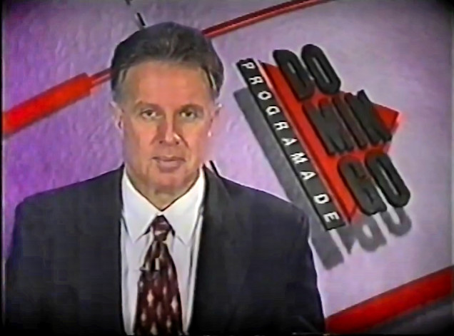 Jornalismo da Rede Manchete - 4 Ronaldo Rosas no Programa de Domingo, 1996